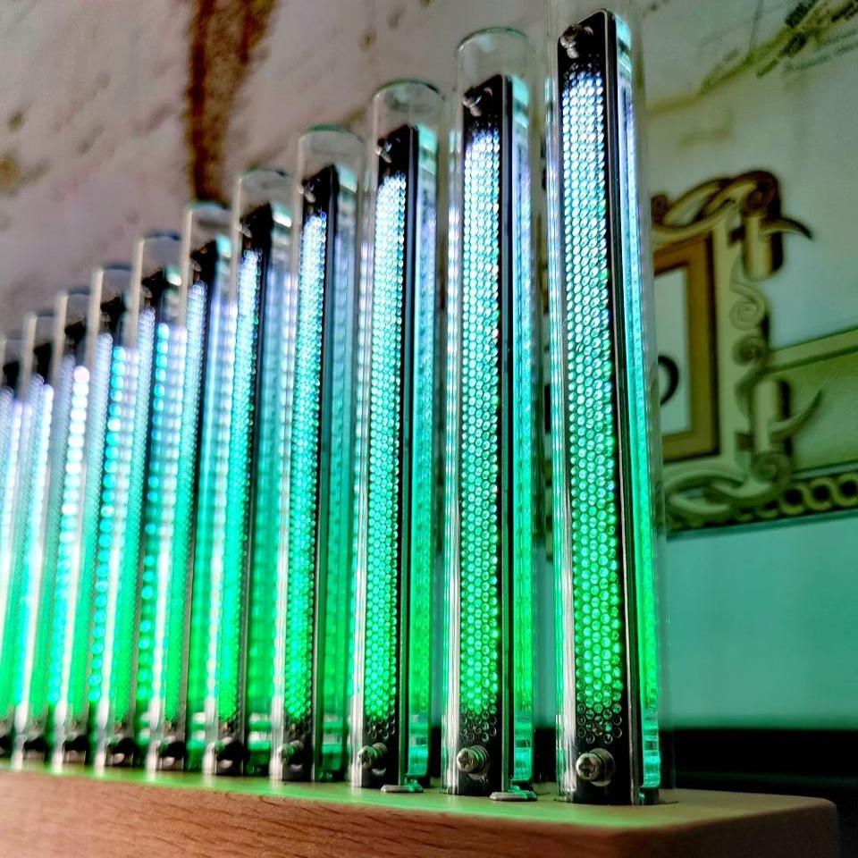 Vintage RGB LED Display Sound Level