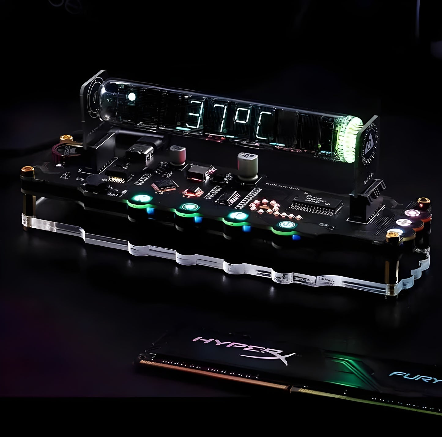 Digital Quasi Nixie Tube Clock